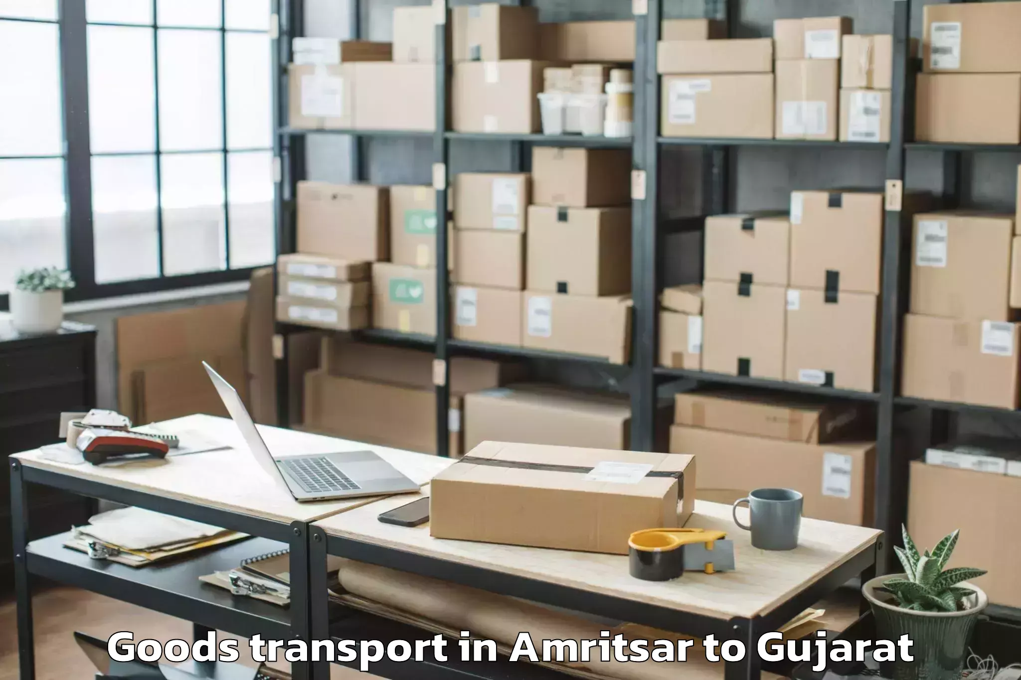 Amritsar to Valod Goods Transport Booking